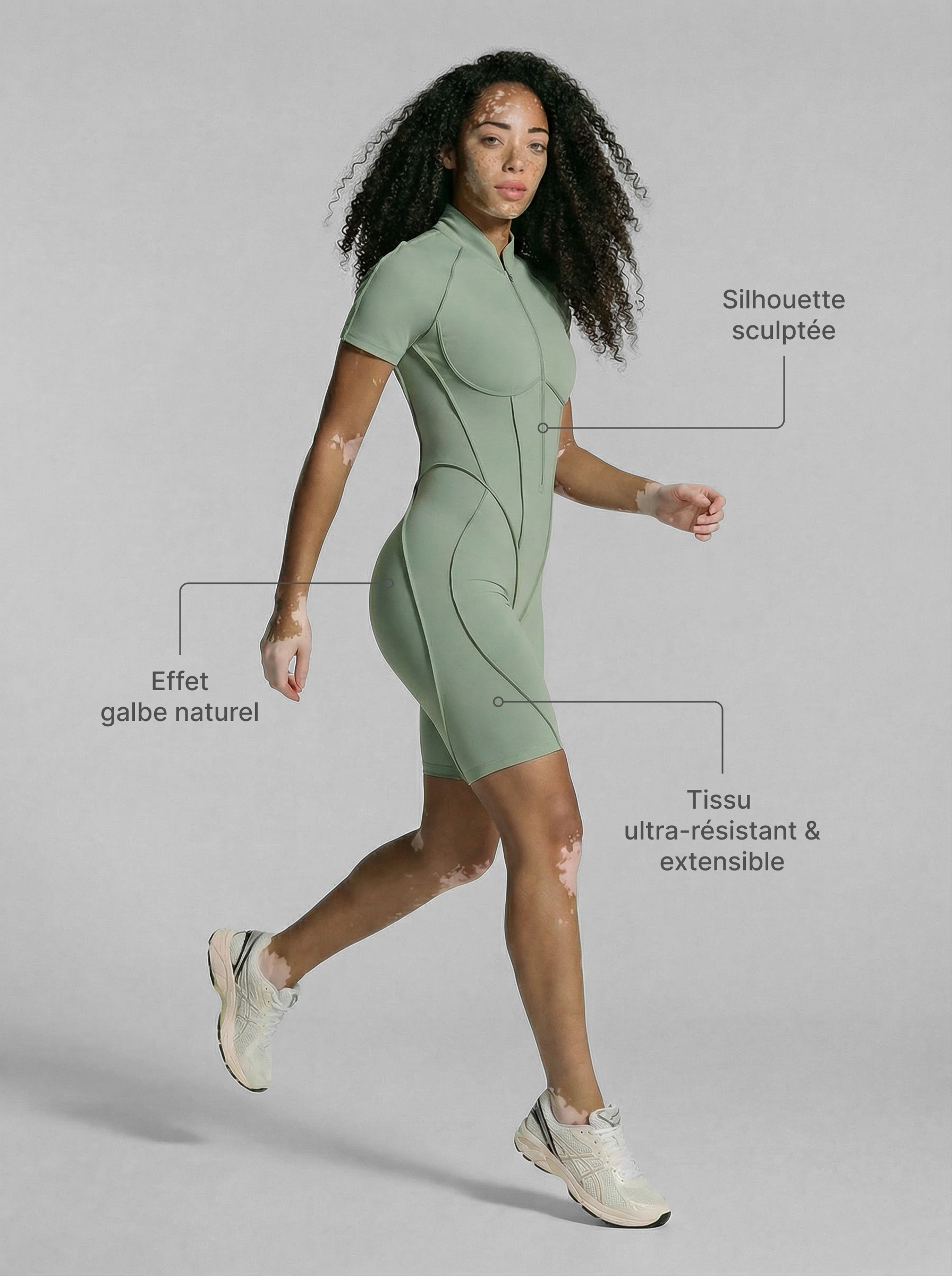 Combi short dos ouvert