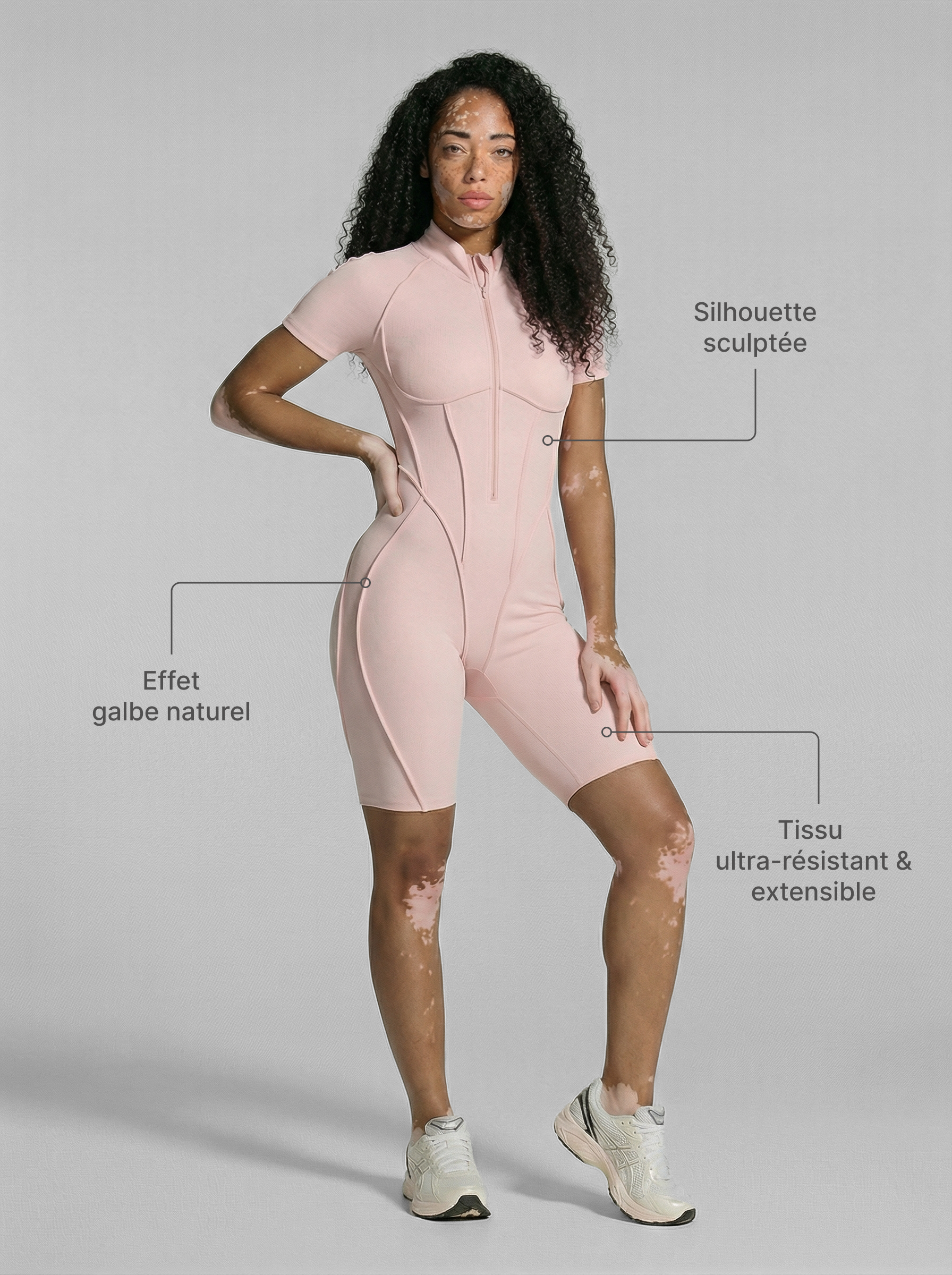 Combi short dos ouvert